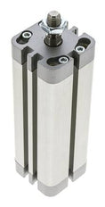 ISO 21287 Compact Double Acting Cylinder 32-100mm - Magnetic - Male Rod