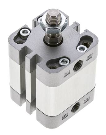ISO 21287 Compact Double Acting Cylinder 32-15mm - Magnetic - Male Rod