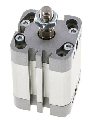 ISO 21287 Compact Double Acting Cylinder 32-25mm - Magnetic - Male Rod