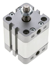 ISO 21287 Compact Double Acting Cylinder 40-20mm - Magnetic - Male Rod