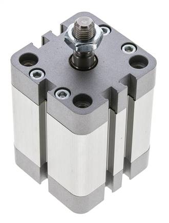 ISO 21287 Compact Double Acting Cylinder 40-30mm - Magnetic - Male Rod