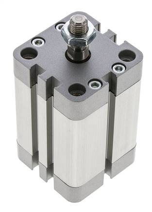 ISO 21287 Compact Double Acting Cylinder 40-40mm - Magnetic - Male Rod