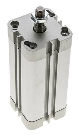 ISO 21287 Compact Double Acting Cylinder 40-80mm - Magnetic - Male Rod