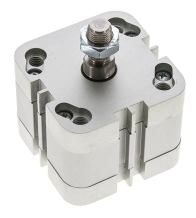 ISO 21287 Compact Double Acting Cylinder 50-10mm - Magnetic - Male Rod