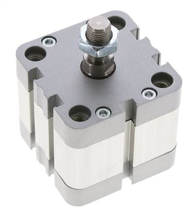 ISO 21287 Compact Double Acting Cylinder 50-15mm - Magnetic - Male Rod
