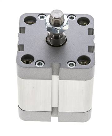 ISO 21287 Compact Double Acting Cylinder 50-25mm - Magnetic - Male Rod
