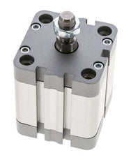 ISO 21287 Compact Double Acting Cylinder 50-30mm - Magnetic - Male Rod