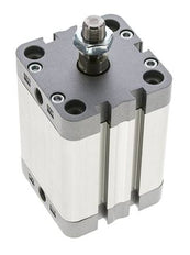 ISO 21287 Compact Double Acting Cylinder 50-50mm - Magnetic - Male Rod