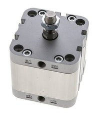 ISO 21287 Compact Double Acting Cylinder 63-25mm - Magnetic - Male Rod