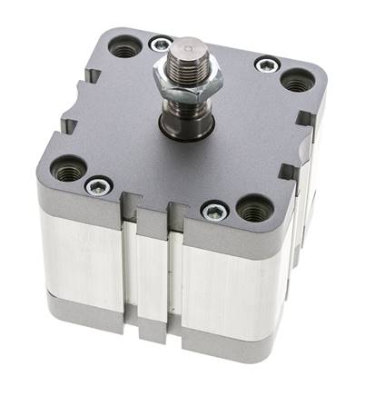 ISO 21287 Compact Double Acting Cylinder 80-25mm - Magnetic - Male Rod