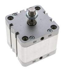 ISO 21287 Compact Double Acting Cylinder 80-30mm - Magnetic - Male Rod