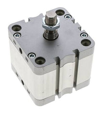 ISO 21287 Compact Double Acting Cylinder 80-30mm - Magnetic - Male Rod