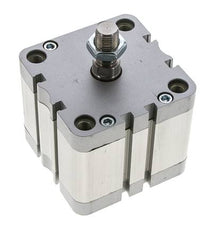 ISO 21287 Compact Double Acting Cylinder 80-30mm - Magnetic - Male Rod
