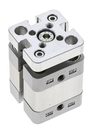 ISO 21287 Compact Double Acting Cylinder 20-5mm - Magnetic - Non-Rotating