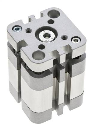 ISO 21287 Compact Double Acting Cylinder 32-10mm - Magnetic - Non-Rotating