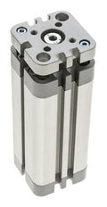 ISO 21287 Compact Double Acting Cylinder 32-80mm - Magnetic - Non-Rotating