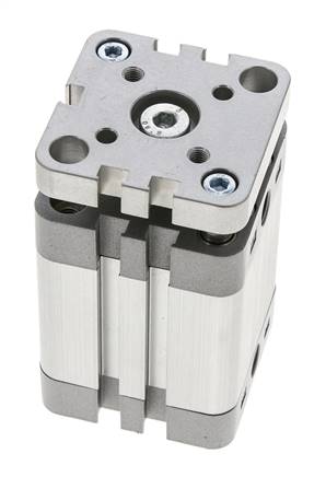 ISO 21287 Compact Double Acting Cylinder 40-30mm - Magnetic - Non-Rotating