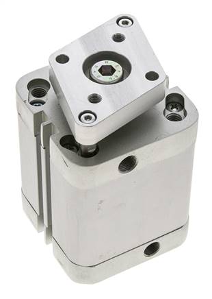 ISO 21287 Compact Double Acting Cylinder 50-40mm - Magnetic - Non-Rotating