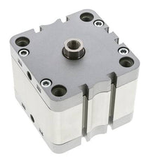 ISO 21287 Compact Single Acting Cylinder 80-25mm - Magnetic