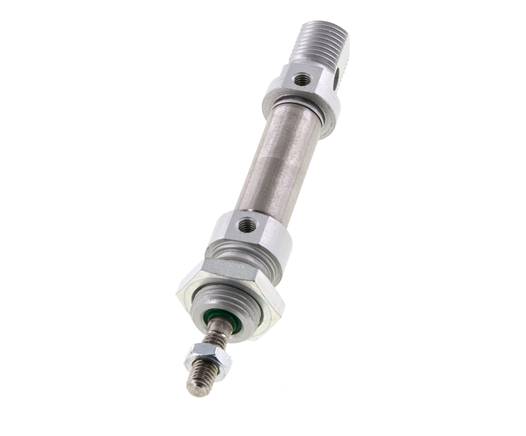 ISO 6432 Round Double Acting Cylinder 12-10mm - Magnetic