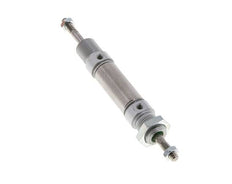 ISO 6432 Round Double Acting Cylinder 16-10mm - Magnetic - Male Threaded - Double Rod
