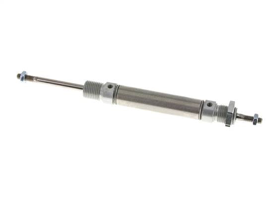 ISO 6432 Round Double Acting Cylinder 16-40mm - Magnetic - Male Threaded - Double Rod