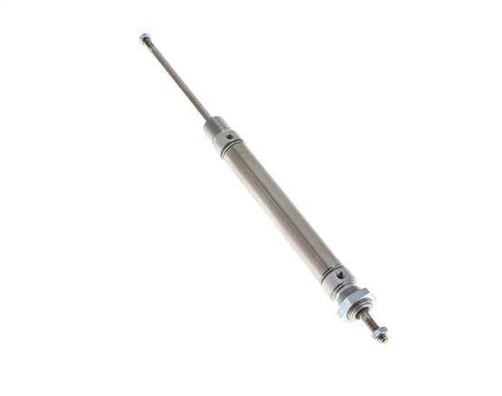 ISO 6432 Round Double Acting Cylinder 16-80mm - Magnetic - Male Threaded - Double Rod