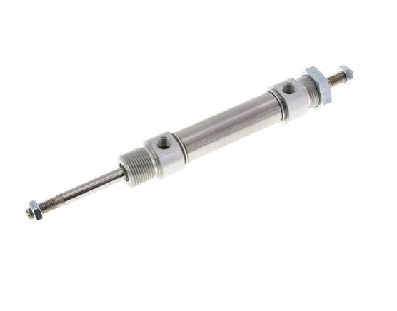 ISO 6432 Round Double Acting Cylinder 20-40mm - Magnetic - Male Threaded - Double Rod