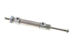 ISO 6432 Round Double Acting Cylinder 20-40mm - Magnetic - Male Threaded - Double Rod