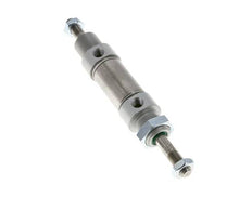 ISO 6432 Round Double Acting Cylinder 25-10mm - Magnetic - Male Threaded - Double Rod