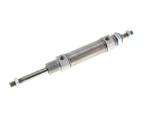 ISO 6432 Round Double Acting Cylinder 25-40mm - Magnetic - Male Threaded - Double Rod