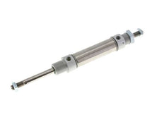 ISO 6432 Round Double Acting Cylinder 25-50mm - Magnetic - Male Threaded - Double Rod