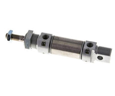 ISO 6432 Round Double Acting Cylinder 25-10mm - Magnetic - Damping