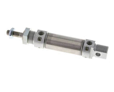 ISO 6432 Round Double Acting Cylinder 25-25mm - Magnetic - Damping