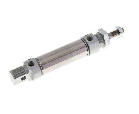 ISO 6432 Round Double Acting Cylinder 25-40mm - Magnetic - Damping