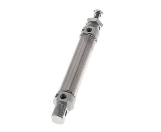 ISO 6432 Round Double Acting Cylinder 25-80mm - Magnetic - Damping