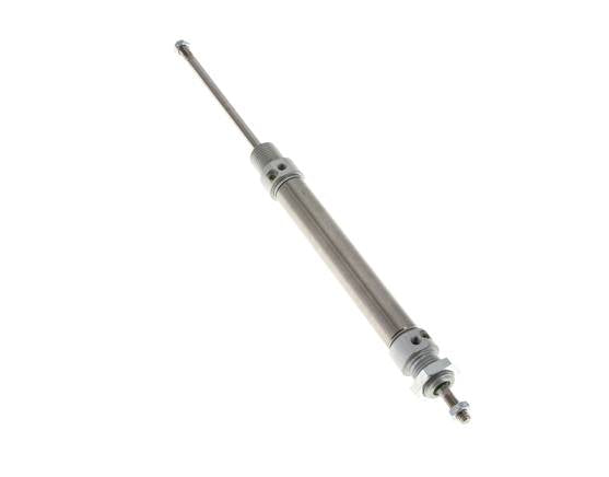 ISO 6432 Round Double Acting Cylinder 16-80mm - Magnetic - Damping - Male Threaded - Double Rod