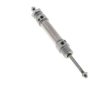 ISO 6432 Round Double Acting Cylinder 20-40mm - Magnetic - Damping - Male Threaded - Double Rod