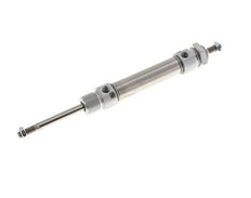 ISO 6432 Round Double Acting Cylinder 20-50mm - Magnetic - Damping - Male Threaded - Double Rod