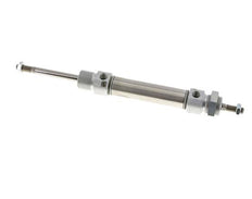 ISO 6432 Round Double Acting Cylinder 20-50mm - Magnetic - Damping - Male Threaded - Double Rod