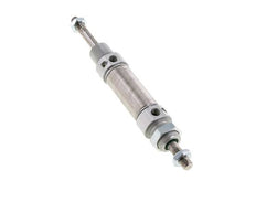 ISO 6432 Round Double Acting Cylinder 25-25mm - Magnetic - Damping - Male Threaded - Double Rod