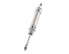 ISO 6432 Round Double Acting Cylinder 25-50mm - Magnetic - Damping - Male Threaded - Double Rod
