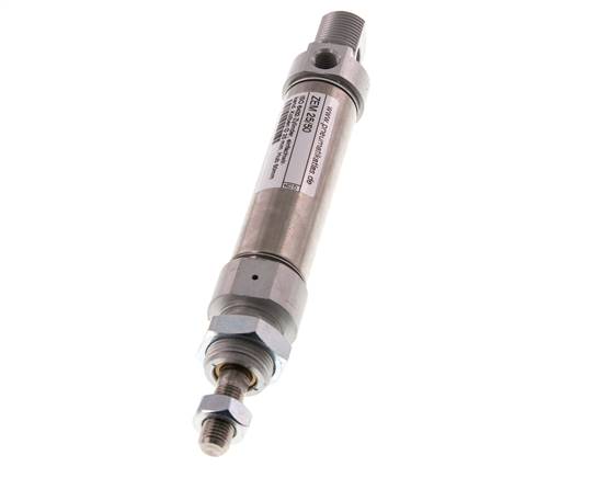 ISO 6432 Round Single Acting Cylinder 25-50mm - Magnetic