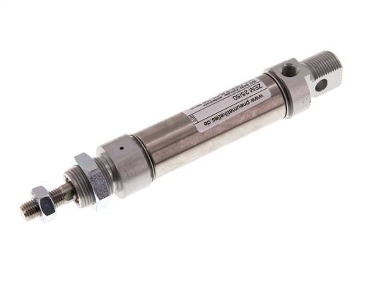 ISO 6432 Round Single Acting Cylinder 25-50mm - Magnetic