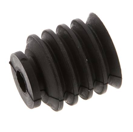 20mm Bellows CR Black Vacuum Suction Cup Stroke 16mm