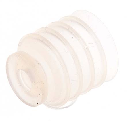 20mm Bellows Silicone Clear Vacuum Suction Cup Stroke 16mm