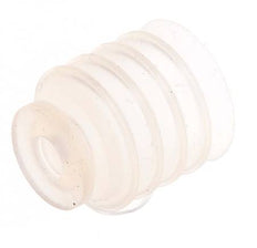 20mm Bellows Silicone Clear Vacuum Suction Cup Stroke 16mm