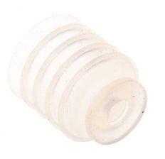 20mm Bellows Silicone Clear Vacuum Suction Cup Stroke 16mm