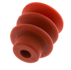 30mm Bellows Silicone Red Vacuum Suction Cup Stroke 13mm