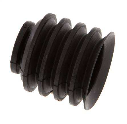 30mm Bellows CR Black Vacuum Suction Cup Stroke 21mm